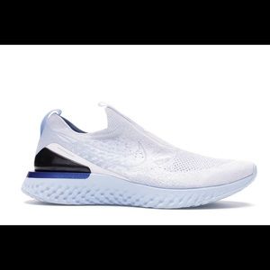 Nike Epic React Moc Flyknit White Hydrogen Blue